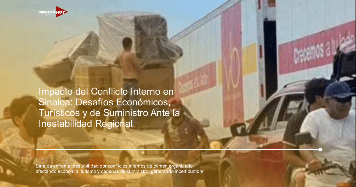 . Sinaloa, cadenas de suministro., conflicto interno, economía, licenciatura Turismo