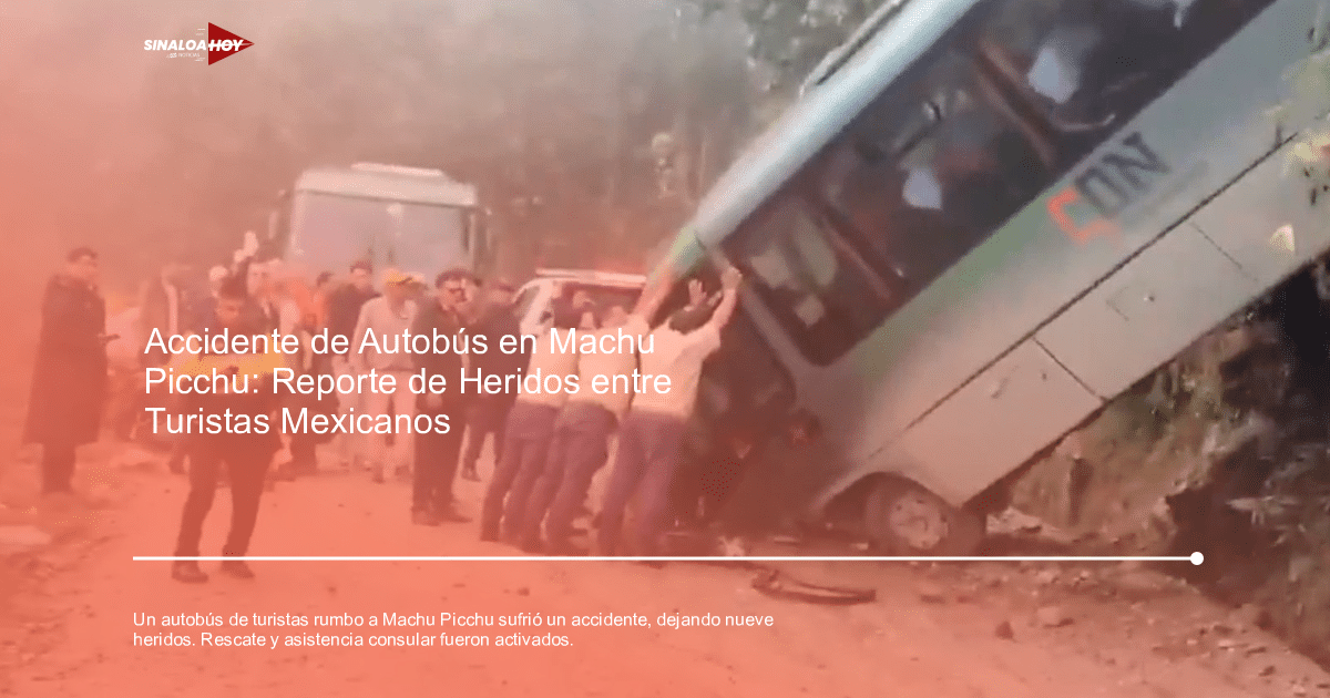 4 heridos, Accidente de tráfico, licenciatura Turismo, Machu Picchu, Rescate