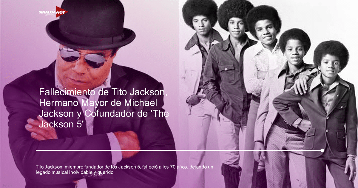 actuación musical, COVID-19 Ahome Resultados fallecimientos, Jackson 5, legado, tributo