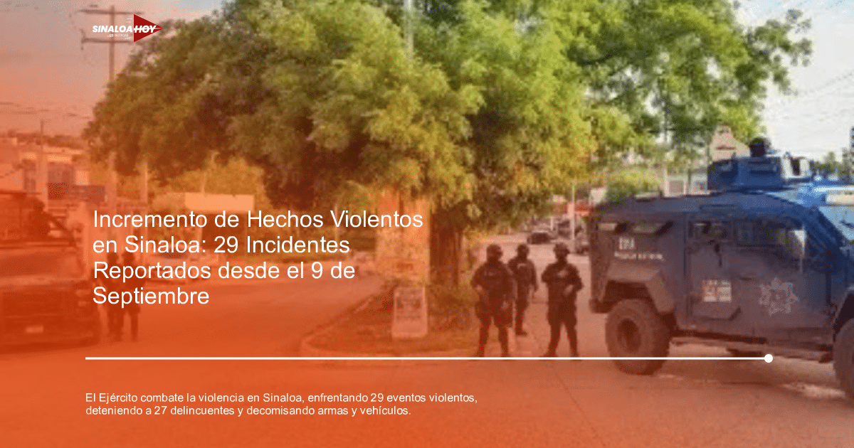 . Sinaloa, alerta de seguridad, amenaza de violencia, crimen organizado, Ejército Mexicano