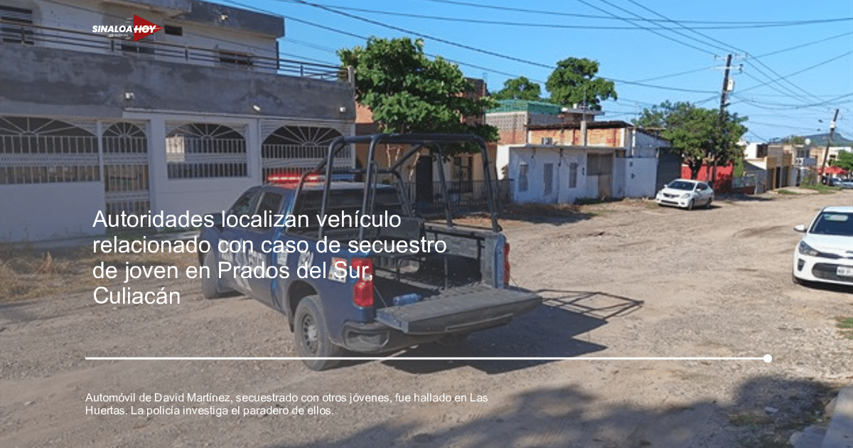 Angostura; Secuestro, Automóvil Abandonado, comunidad preocupada., Inseguridad, investigación policial