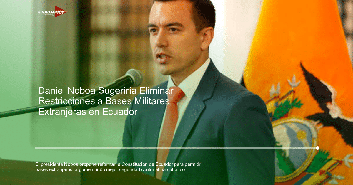 bases militares, Daniel Noboa, política de defensa., Reforma constitucional, Seguridad Nacional