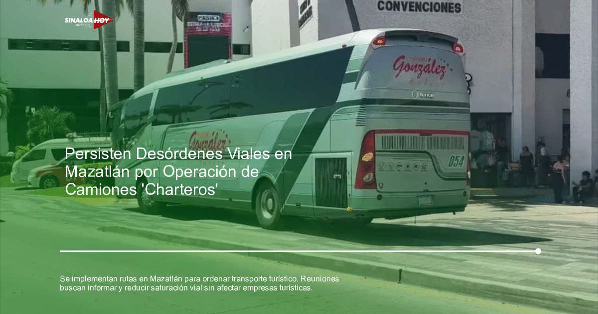 industria turística., Mazatlán, reordenamiento vial, rutas de circulación, Transporte turístico