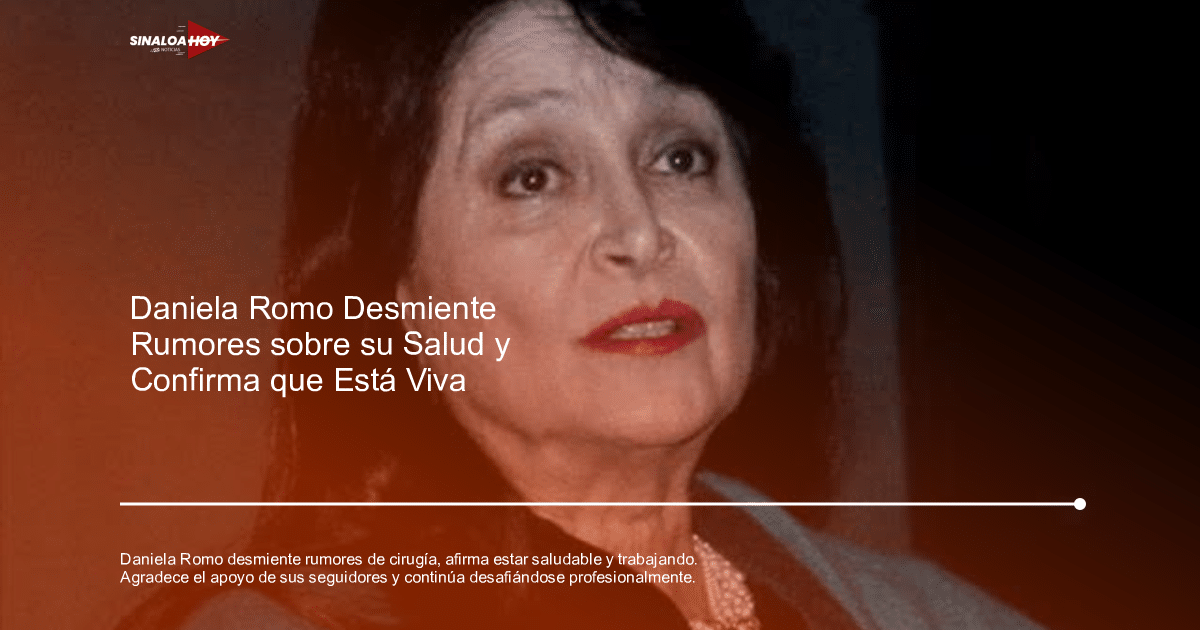 agradecimiento, Alerta salud, Daniela Romo, rumores, telenovelas mexicanas