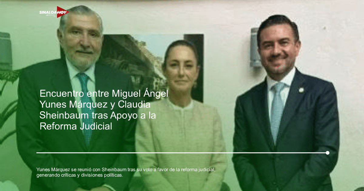 Alianza política, Claudia Sheinbaum, Miguel Ángel Yunes Márquez, MORENA., reforma judicial