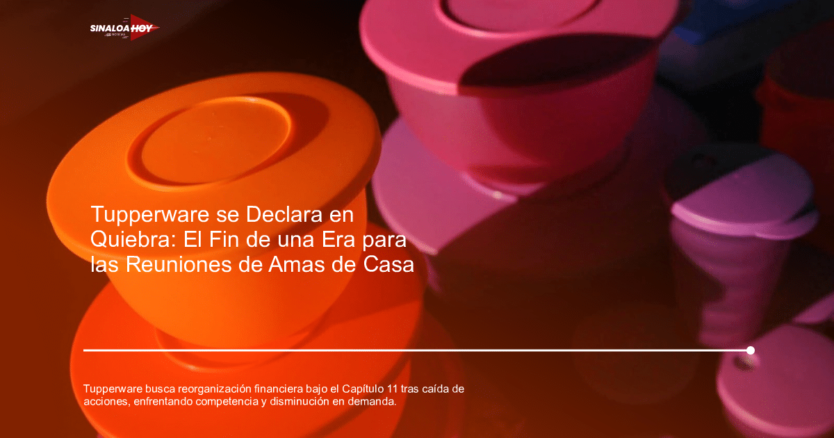 Competencia de mercado, Deuda empresarial, Quiebra Banco, Reorganización financiera, Tupperware