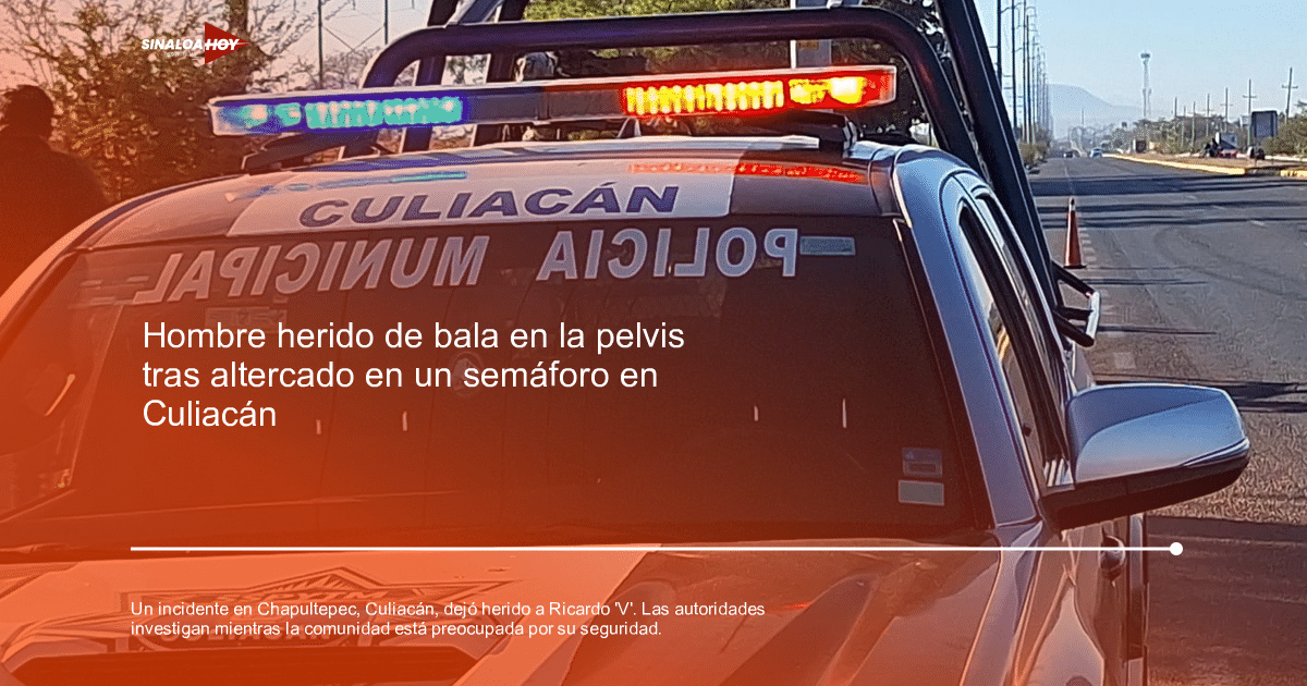accidente Culiacán, comunidad preocupada., Incidente violento, investigación policial, Secretaria de Seguridad Pública