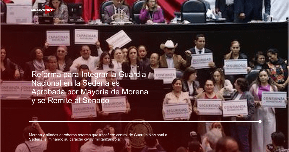 . Guardia Nacional, militarizacion del pais, Política mexicana, Reforma constitucional, SEDENA