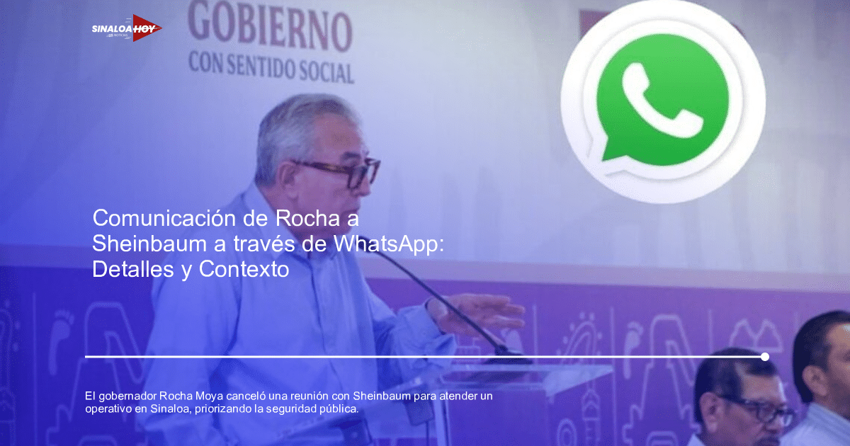 . Sinaloa, Alianza política, Claudia Sheinbaum, Rubén Rocha Moya, Secretaria de Seguridad Pública