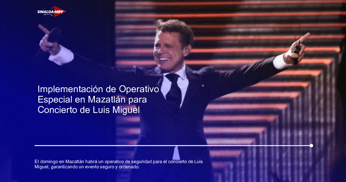 alerta de seguridad, cobrarconcierto, Luis Miguel, Mazatlán, Policía de Tránsito.