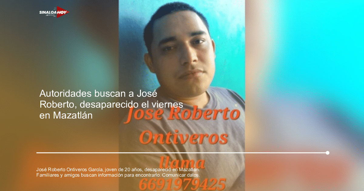 . Mazatlán, Alerta de búsqueda, alerta desaparecido, Comunidad., solidaridad