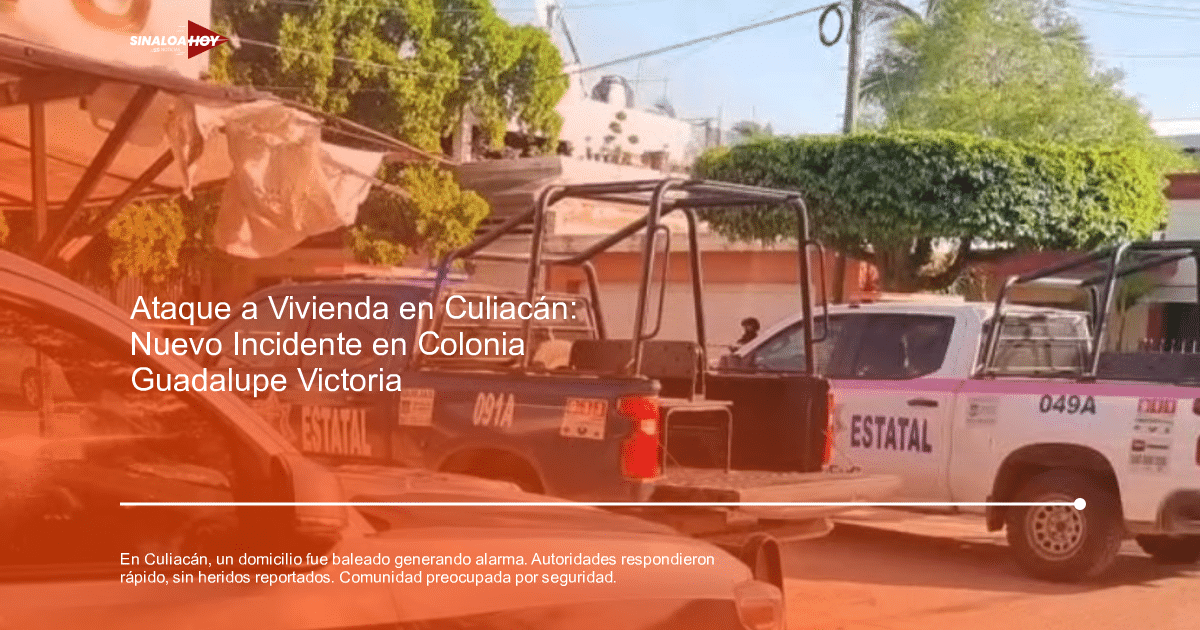 accidente Culiacán, alerta de seguridad, autoridades, Balacera, Comunidad.