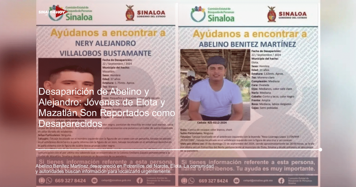 Abelino Benítez Martínez, Comisión Estatal de búsqueda de personas desaparecidas., Comunidad., desaparicion, Potrerillos del Norote