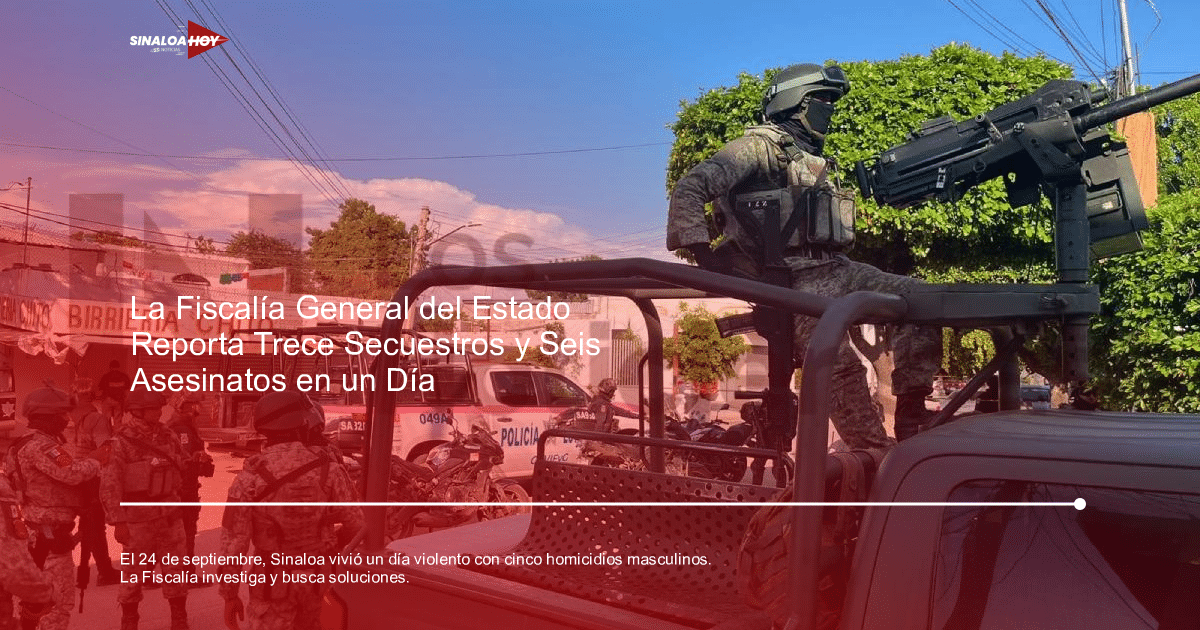 . Sinaloa, alerta de seguridad, amenaza de violencia, Fiscalía., homicidios