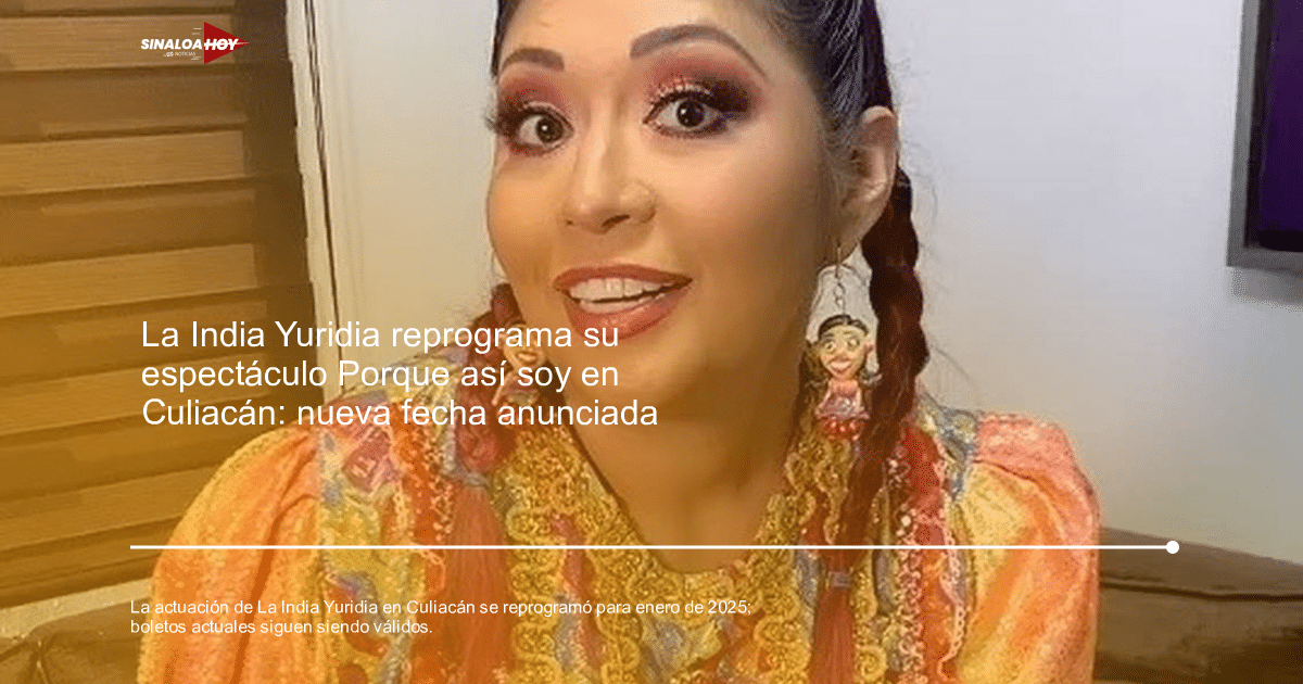 accidente Culiacán, Boletos., comediante, Evento reprogramado, La India Yuridia