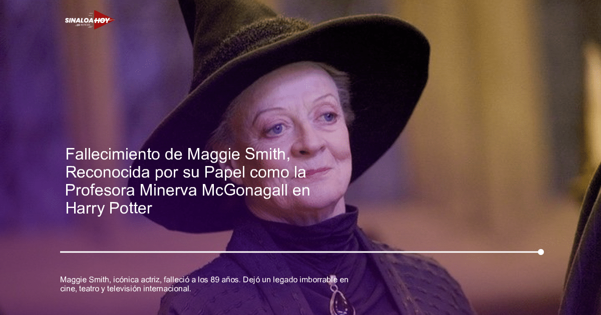 autocine, Festival de teatro, Harry Potter., legado, Maggie Smith