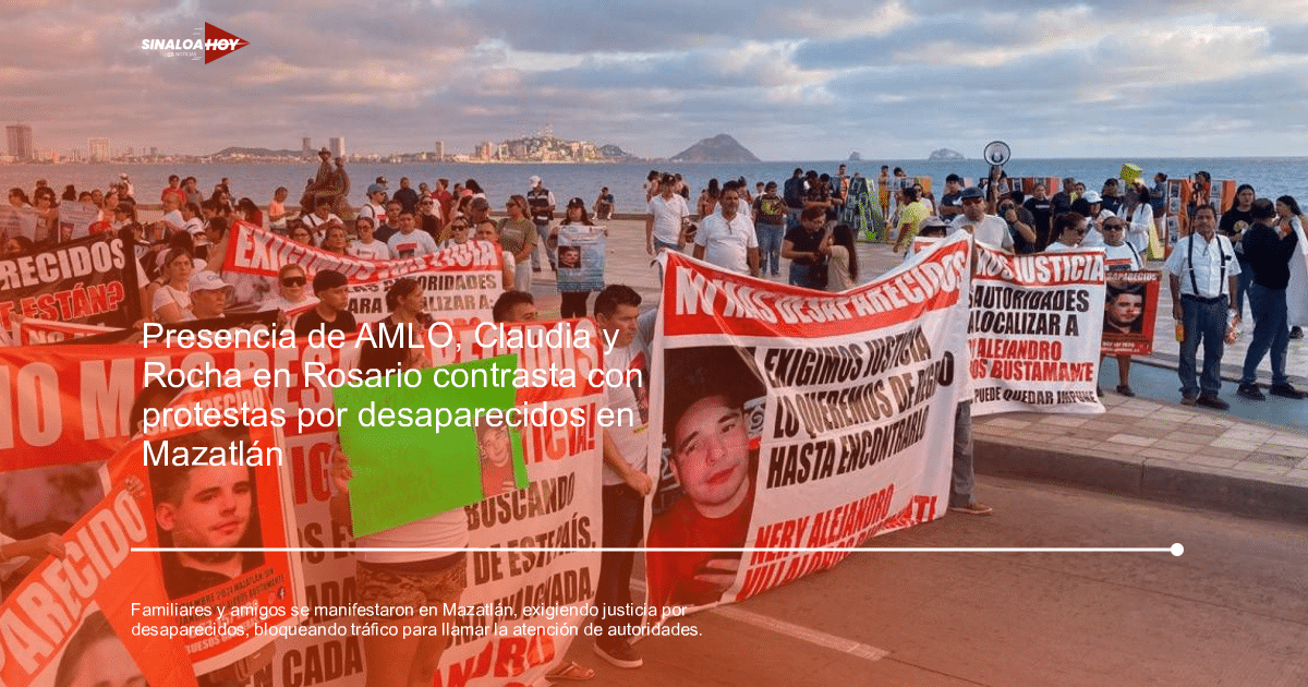 . Mazatlán, centro regional de justicia, desapariciones, manifestacion, solidaridad