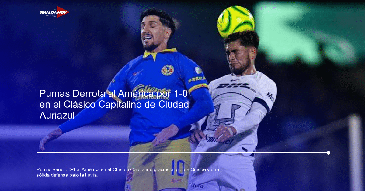 america, Clásico Capitalino, Clásico fútbol, Liga MX, Pumas