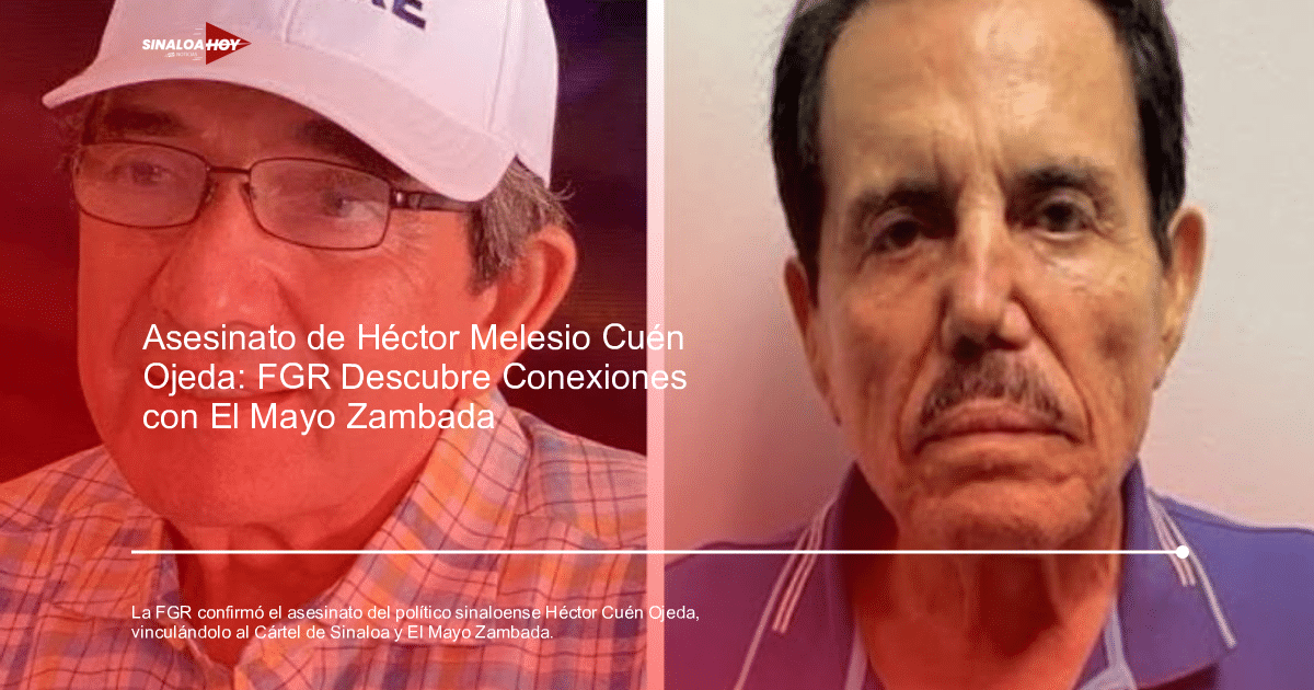 Escena del asesinato de Héctor Melesio Cuén Ojeda en Sinaloa