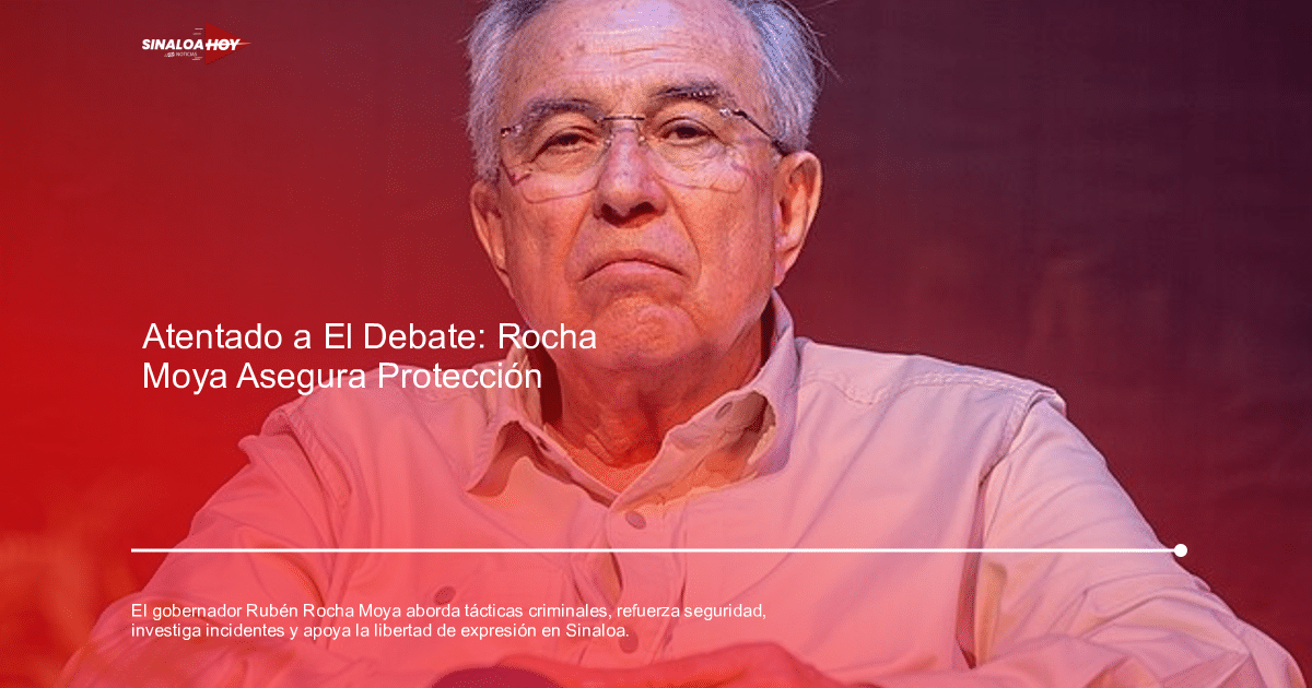 Persona mayor en evento de seguridad, posiblemente el gobernador de Sinaloa, Rubén Rocha Moya.