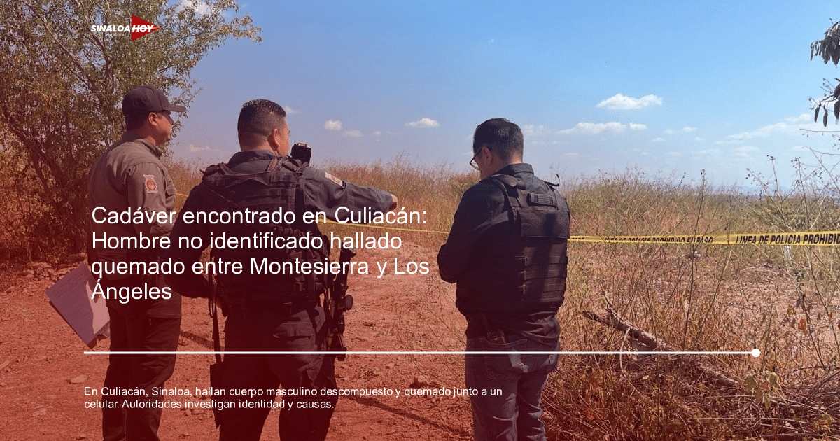 Autoridades en escena del crimen en Culiacán, Sinaloa, con cinta amarilla de precaución.