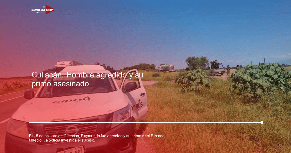 Vehículo Nissan blanco estacionado en carretera de Culiacán, relacionado con incidente violento.