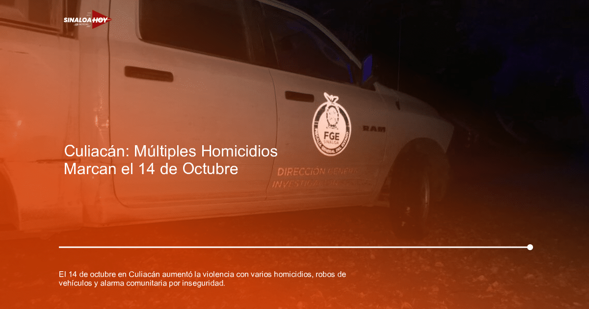 Camioneta blanca de la Fiscalía de Sinaloa estacionada en un área oscura con hojas secas.