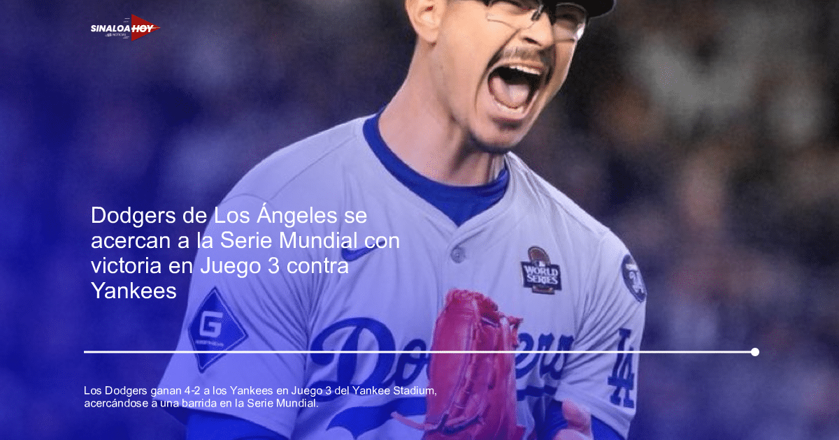 Jugador de los Dodgers celebrando en la Serie Mundial con camiseta gris y guante rojo