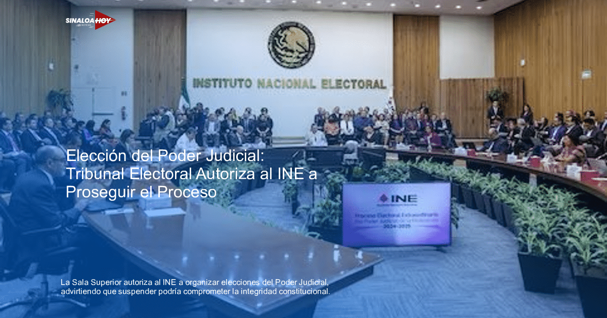 Sala de reunión del INE con asistentes y logotipo visible en el fondo