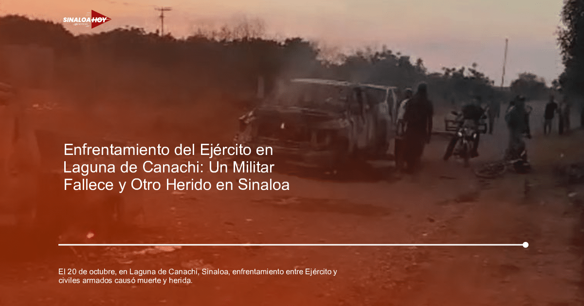 Vehículos quemados en un camino rural tras enfrentamiento en Laguna de Canachi, Sinaloa.