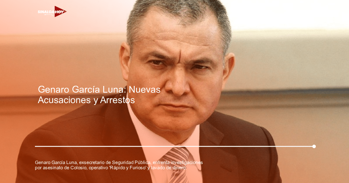 Imagen relacionada con las investigaciones contra Genaro García Luna y su implicación en el caso Colosio.