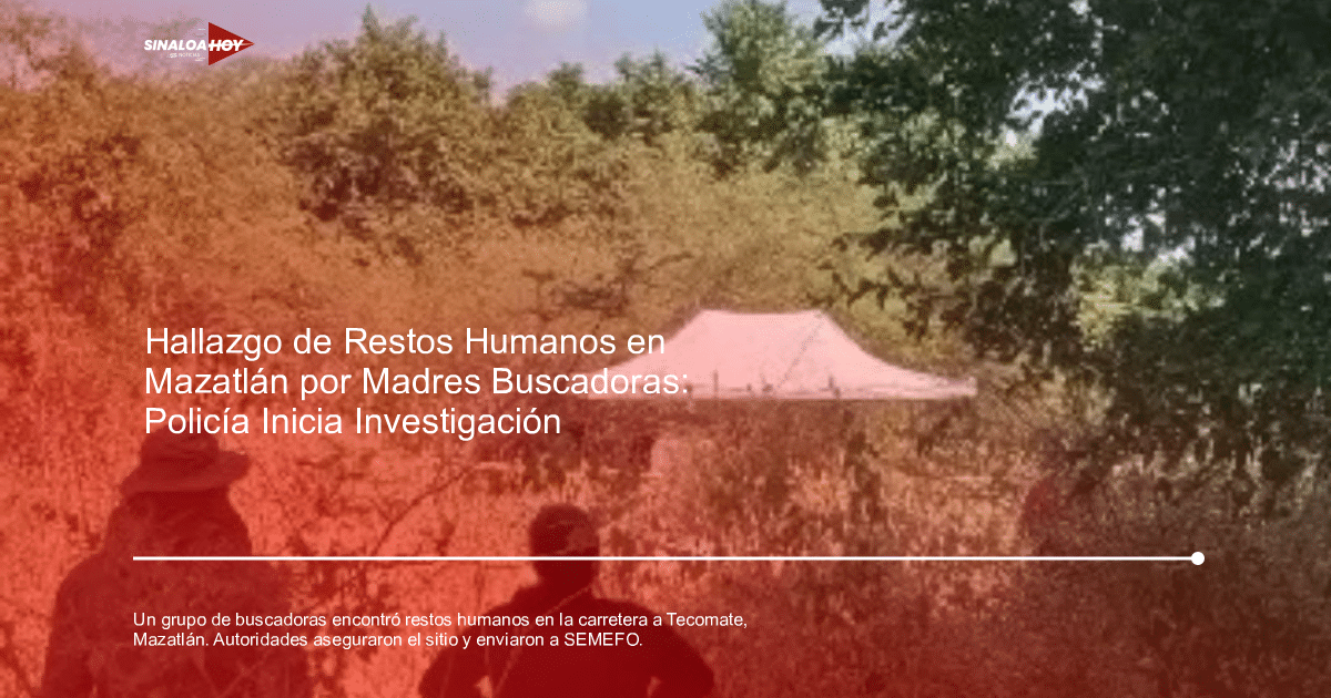 Entorno natural con estructura blanca y personas en la carretera a Tecomate de Siqueros, lugar del hallazgo de restos humanos.