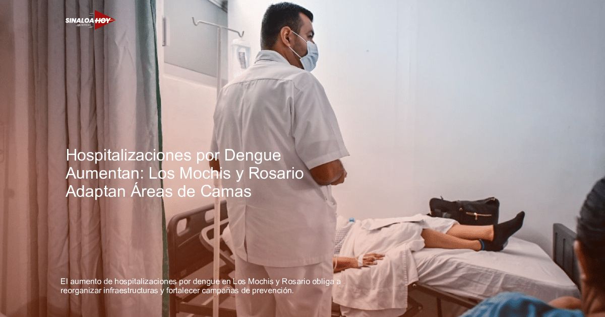 Profesional de la salud atendiendo a un paciente en un hospital durante el brote de dengue.