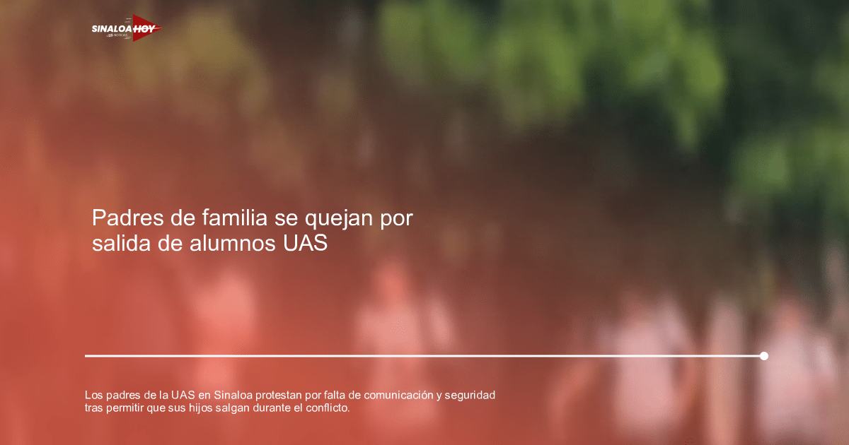 Imagen borrosa de padres preocupados en Sinaloa