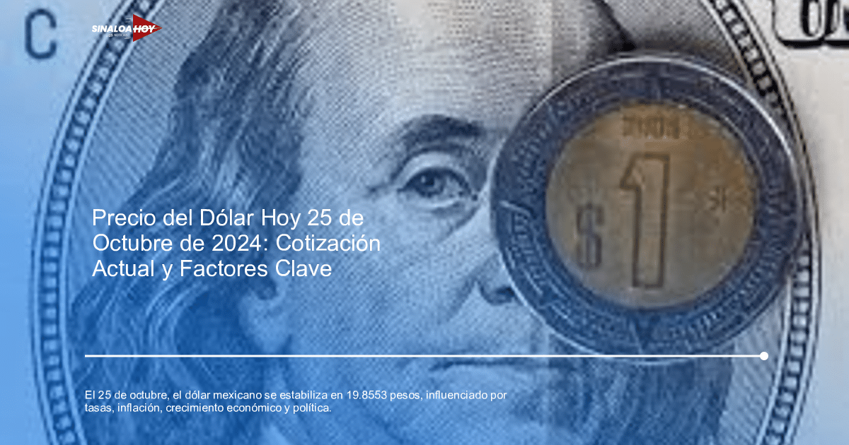 Billete de cien dólares con retrato de Benjamin Franklin y moneda de un dólar con símbolo $ y número 1.