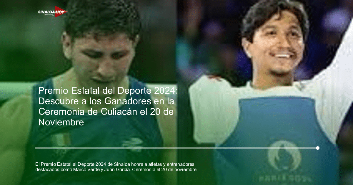 Boxeador triste y luchador celebrando en el Premio Estatal al Deporte 2024