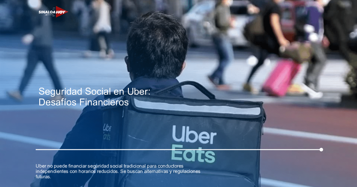 Repartidor de Uber Eats con mochila negra en una calle urbana