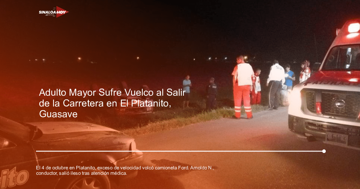 #Algodoneros de Guasave, accidente vial, Cruz Roja, Exceso de velocidad, pérdida total.