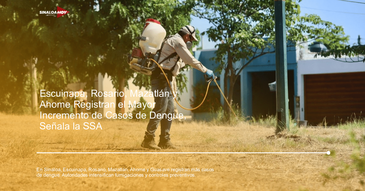 . Sinaloa, casosdengue, Estrategias de prevención, Fumigacion, salud pública