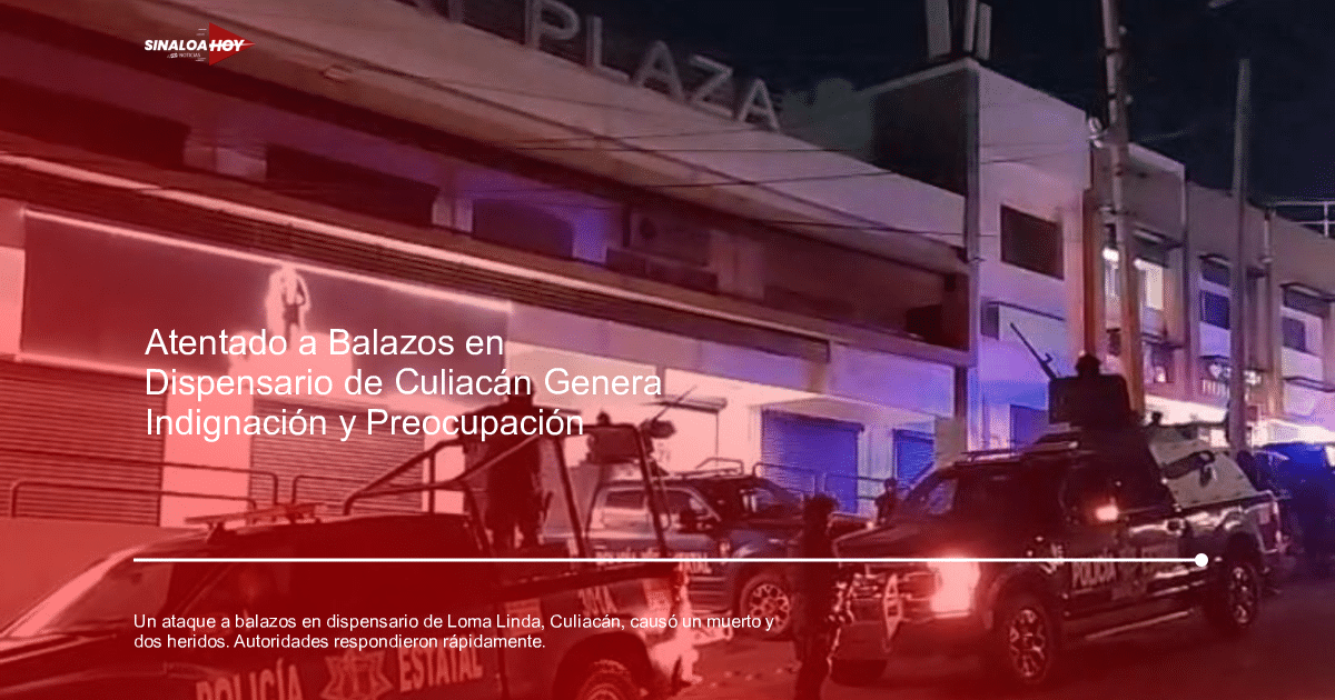 4 heridos, accidente Culiacán, Atentado, Secretaria de Seguridad Pública, Violencia armada