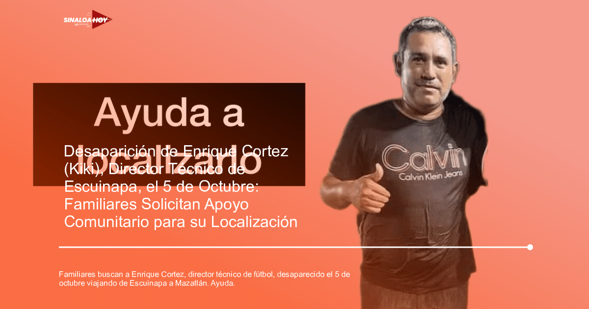 . Mazatlán, accidente Escuinapa, Alerta de búsqueda, colaboración comunidad escolar, desaparicion