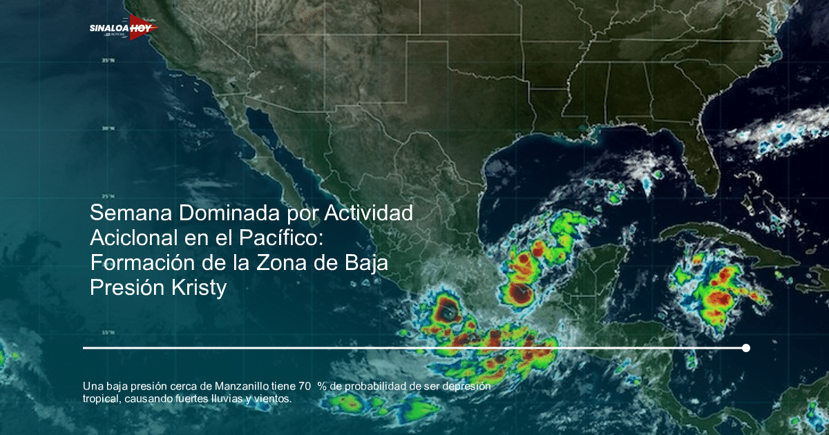 Centro Nacional de Huracanes, Depresión Tropical, lluvias fuertes, Puerto de Manzanillo, Servicio Meteorológico Nacional.