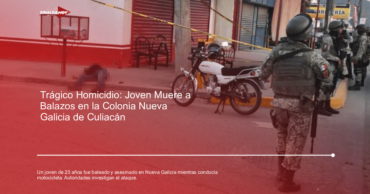 accidente Culiacán, accidente motocicleta, amenaza de violencia, asesinato, Emboscada