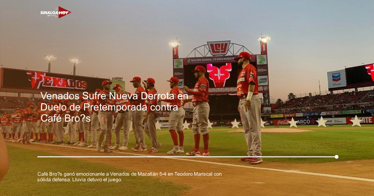 #venados de Mazatlán, beisbol, Café Bro’s, estadio teodoro mariscal, Partido deportivo
