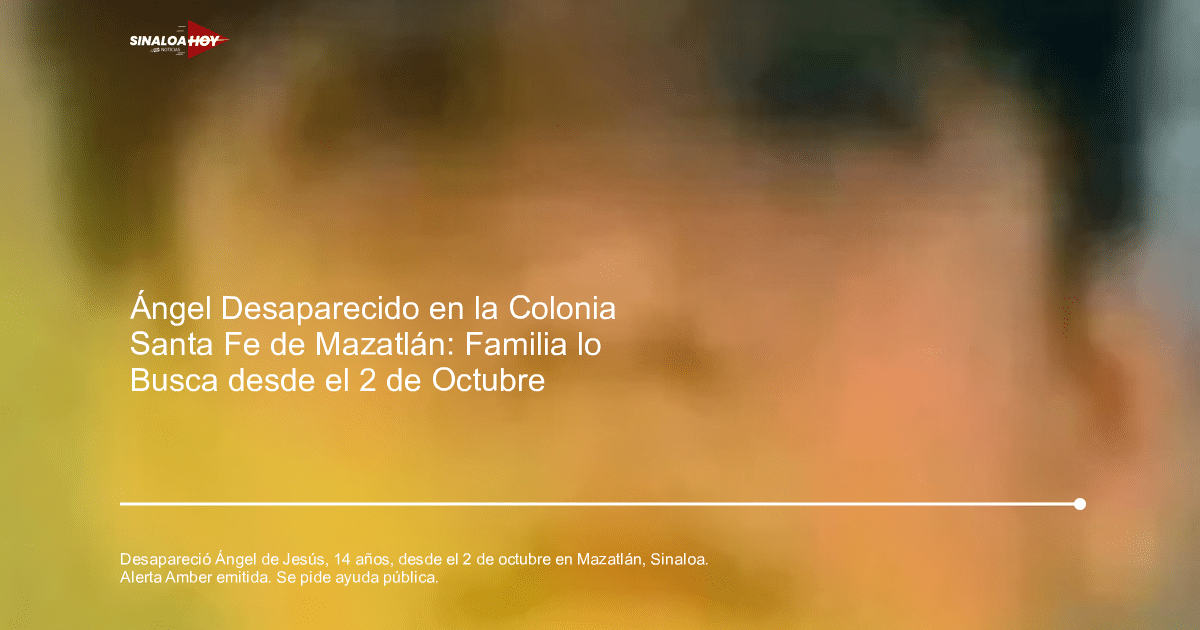 . Mazatlán, . Sinaloa, Adolescente., alerta amber, desaparicion