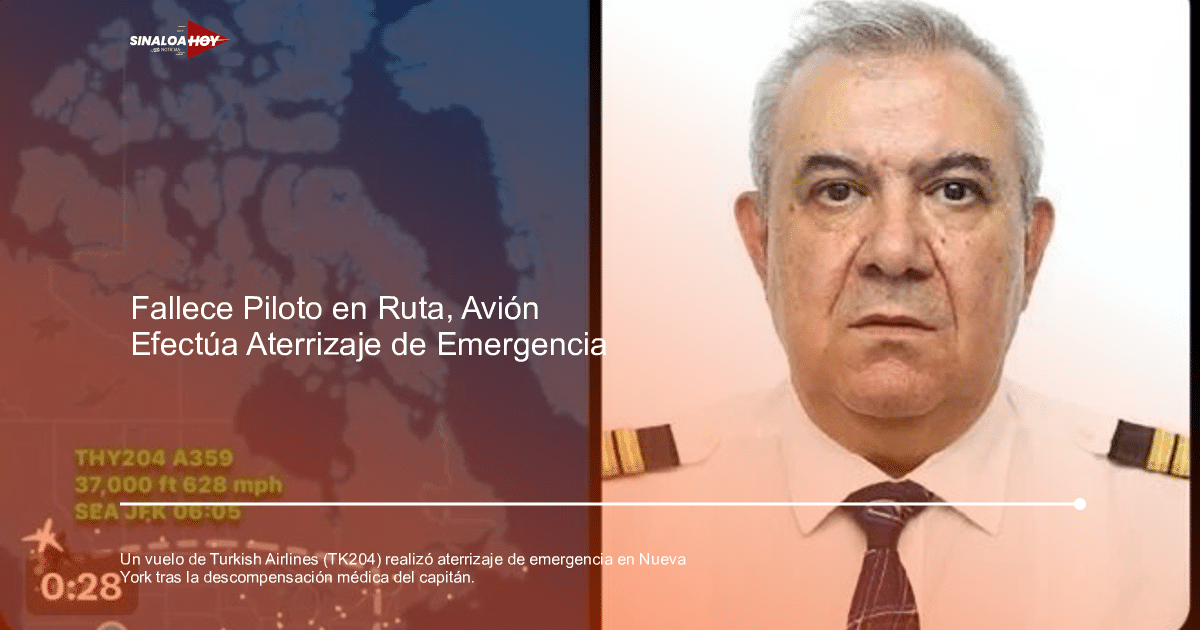 aterrizaje forzoso., cuerpos de emergencia, descompensación, Joven piloto, Turkish Airlines