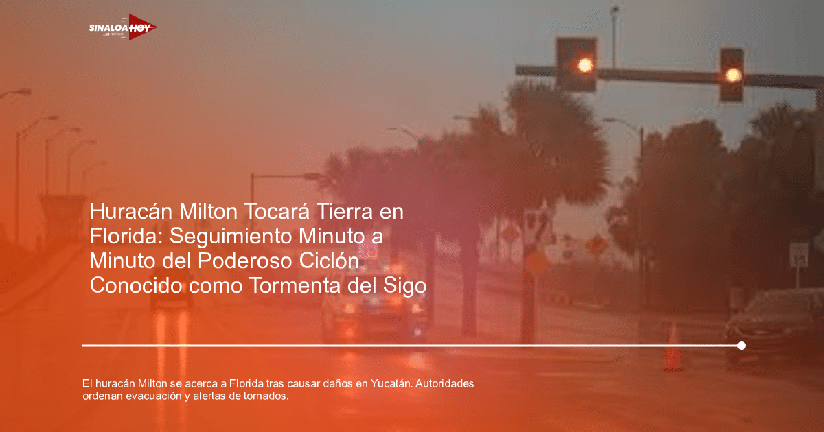 cuerpos de emergencia, Evacuación, Florida, Huracán Milton, Tornados