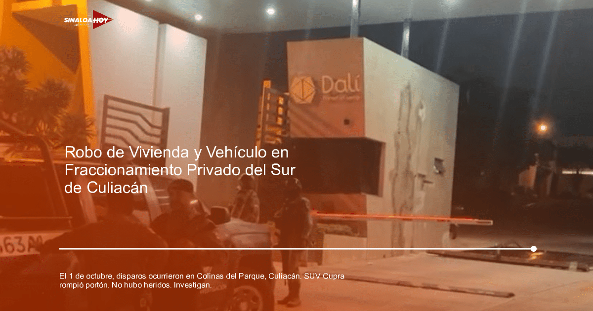 accidente Culiacán, investigación policial, Secretaria de Seguridad Pública, Tiroteo, Violencia.