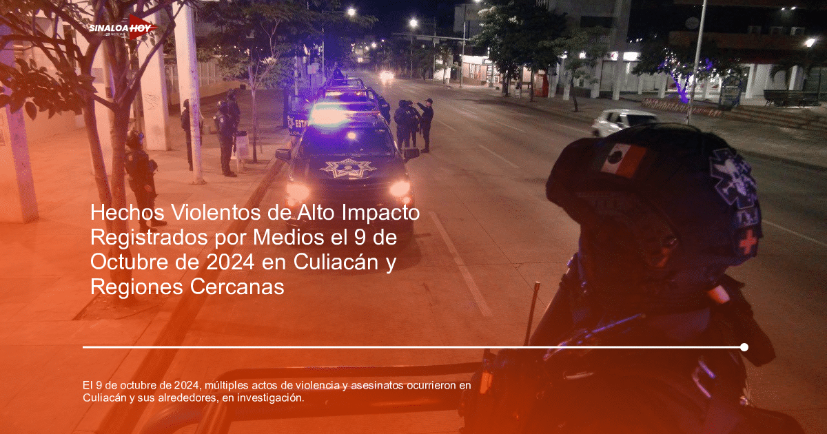 . Sinaloa, #Inseguridad, accidente Culiacán, amenaza de violencia, Crímen