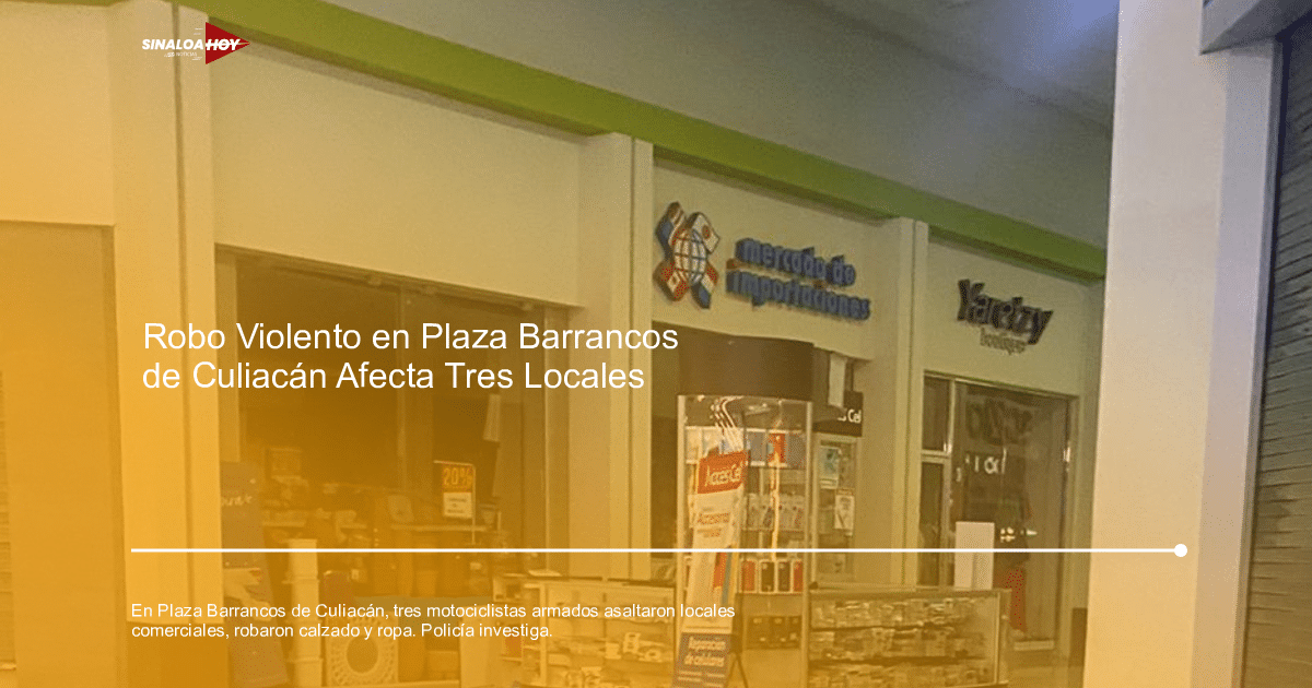 accidente Culiacán, Asalto a mano armada, Beisshop robo, seguridad pública., vandalismo